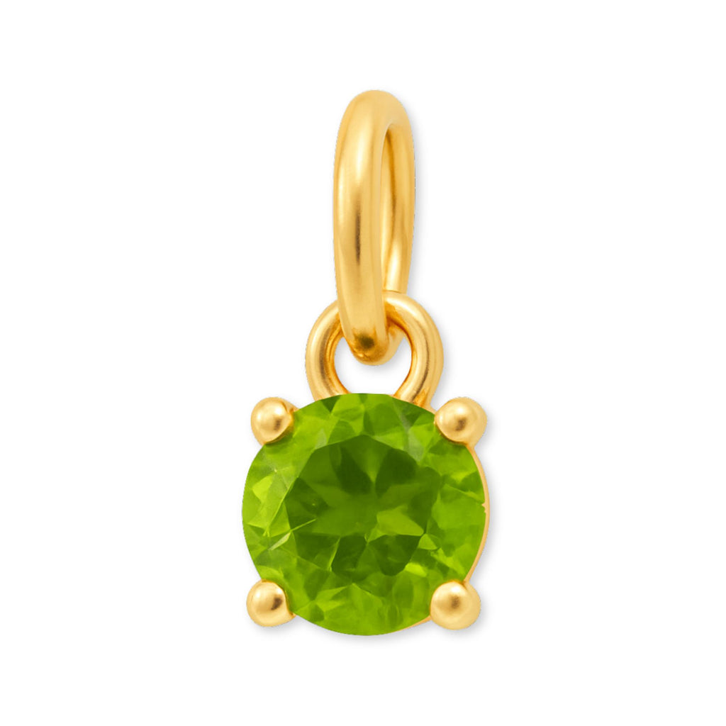 9ct Yellow Gold | Peridot - August Birthstone Charm