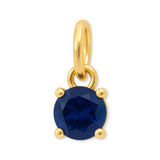 9ct Yellow Gold | Sapphire - September Birthstone Charm