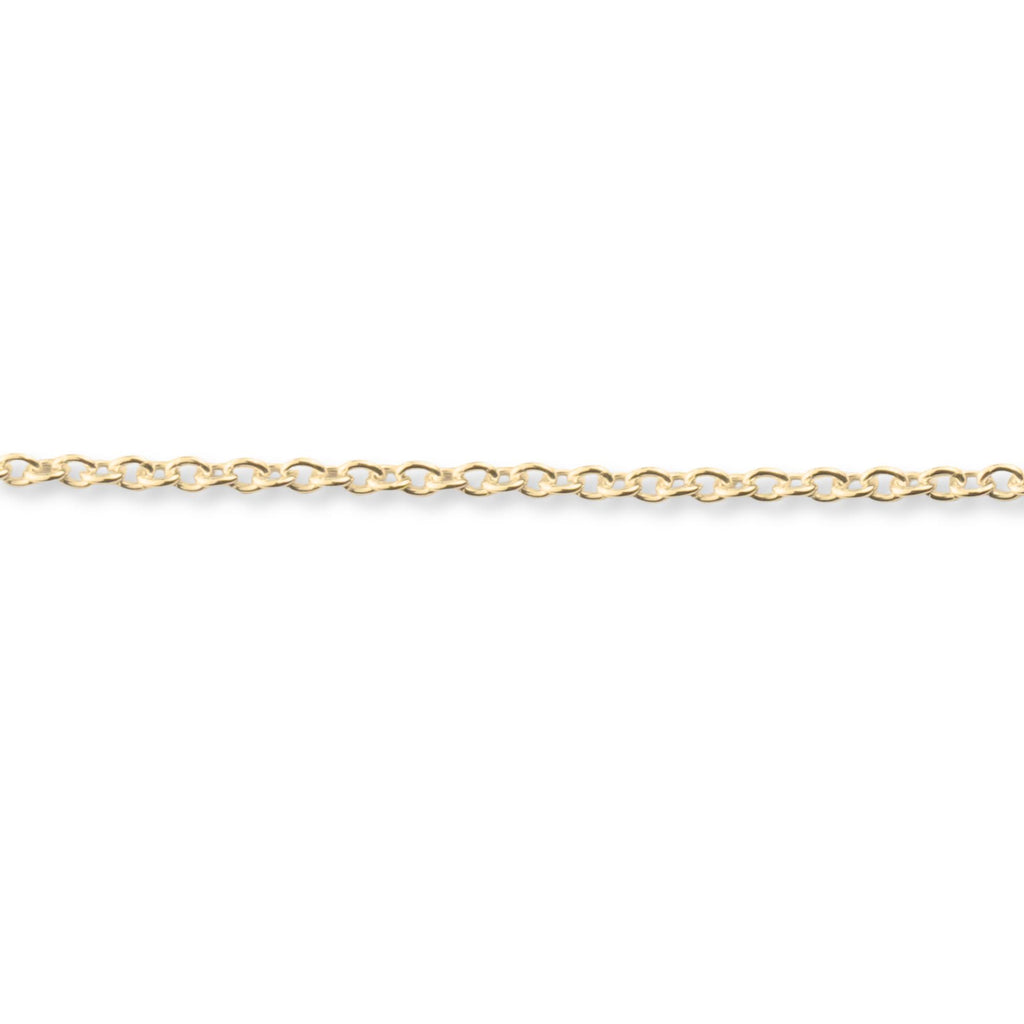 18ct Yellow Gold - Adjustable Cable - Bracelet Chain