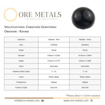 Obsidian - Round Cabochon