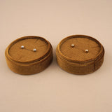 Caramel Brown - Round Earring Box