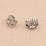 9ct White Gold - Floral Butterflies