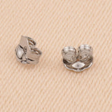 9ct White Gold - Floral Butterflies