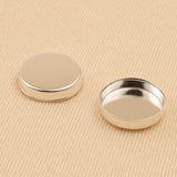 925 Sterling Silver - Round Bezel Cups