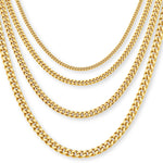 9ct Yellow Gold - Miami Cuban Link - Chain Roll