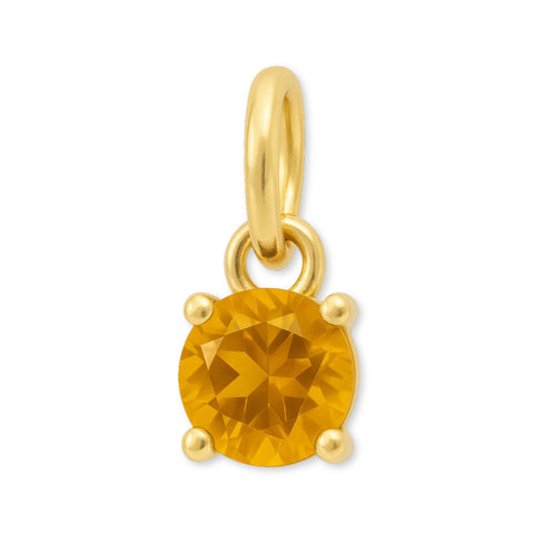 9ct Yellow Gold | Citrine - November Birthstone Charm