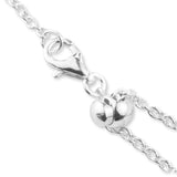 925 Sterling Silver - Adjustable Cable - Necklace Chain