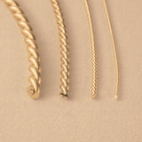 9ct Yellow Gold - Twisted Wire