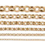 9ct Yellow Gold - Belcher - Bracelet Chain