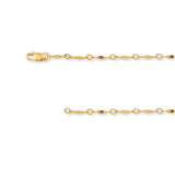 14ct Gold Filled - Figaro Bar - Bracelet Chain