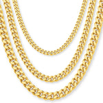 9ct Yellow Gold - Miami Cuban Link - Chain Roll