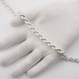 925 Sterling Silver - Rope - Bracelet Chain