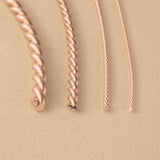 14ct Rose Gold - Twisted Wire