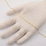 14ct Gold Filled - Figaro Bar - Bracelet Chain