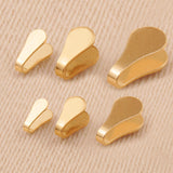 18ct Yellow Gold - Flat End Cap