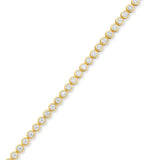 9ct Yellow Gold | 1.7ct GH/SI - Bezel Diamond Tennis Bracelet