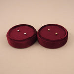 Maroon - Round Bracelet Box