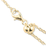 18ct Yellow Gold - Adjustable Cable - Necklace Chain
