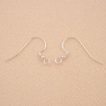 925 Sterling Silver - French Coil Ear Hooks