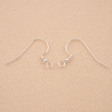 925 Sterling Silver - French Coil Ear Hooks