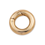 9ct Yellow Gold - Spring Loaded Circle Clasp