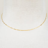 14ct Gold Filled - Mini Paperclip - Necklace Chain