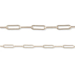 925 Sterling Silver - Paperclip - Necklace Chain
