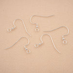 925 Sterling Silver - French Coil Ear Hooks