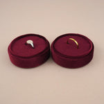 Maroon - Round Necklace Box