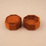 Orange Amber - Octagon Ring Box