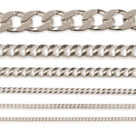 925 Sterling Silver - Cuban Link - Bracelet Chain