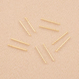 9ct Yellow Gold - Double Notch Earring Posts