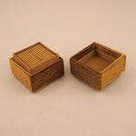 Caramel Brown - Square Ring Box