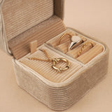 Cream - Jewellery Travel Box