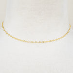 14ct Gold Filled - Bevelled Oval - Necklace Chain