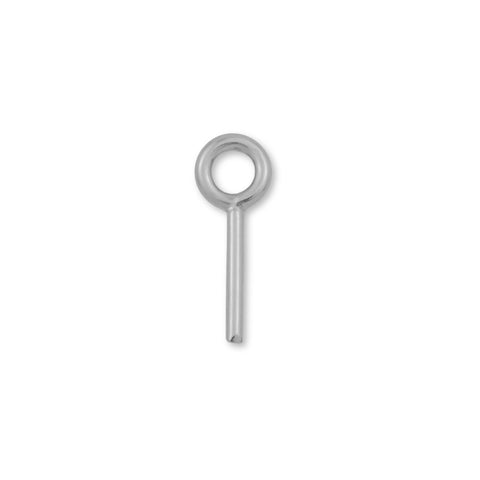 9ct White Gold - Closed Eye Head Pins