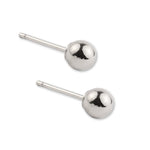 925 Sterling Silber – Kugel-Ohrstecker