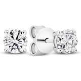 14ct White Gold - 1.02ct VS+ - Diamond Solitaire Studs