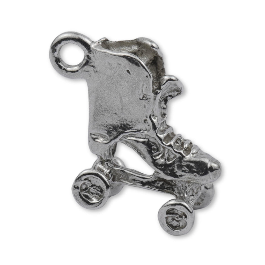 950 Platinum - Vintage Quad-Skates Charm
