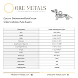 999 Pure Silver - Classic Dachshund Dog Charm