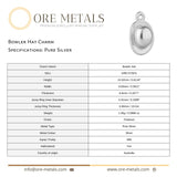 999 Pure Silver - Bowler Hat Charm