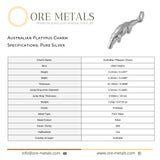 999 Pure Silver - Australian Platypus Charm