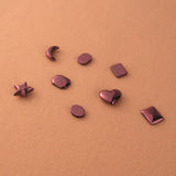 18ct Purple Gold - Flat Rectangle Cabochon