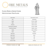 999 Pure Silver - Classic Bride & Groom Charm