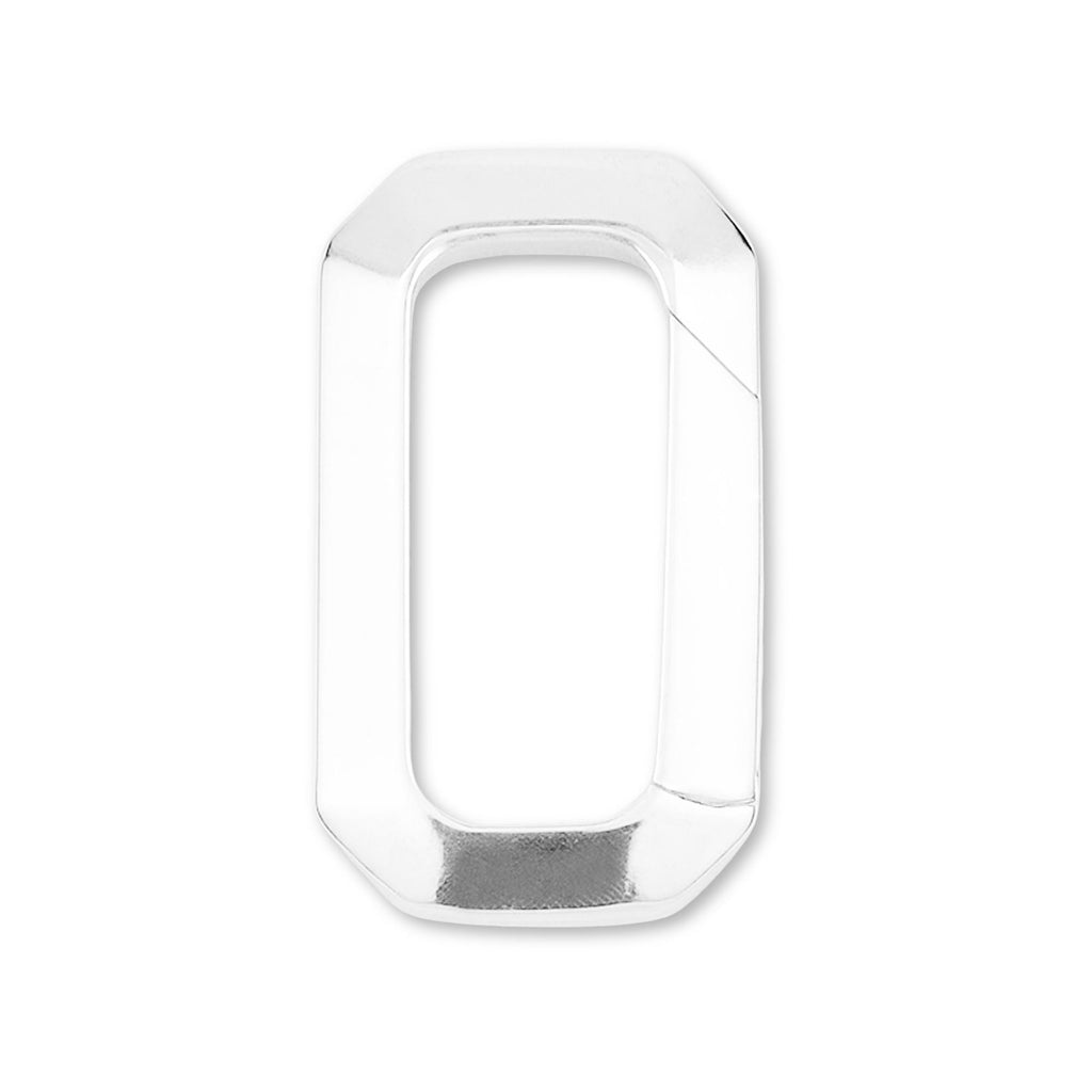 925 Sterling Silver - Diamond Cut Paperclip Clasp