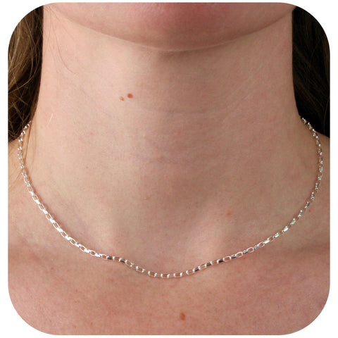 925 Sterling Silver - Belcher Box - Necklace Chain