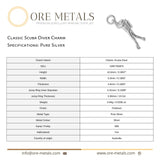 999 Pure Silver - Classic Scuba Diver Charm