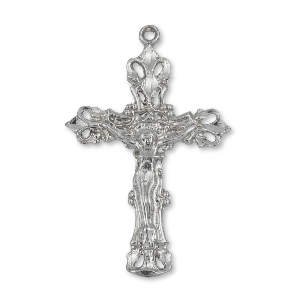 950 Platinum - Regal Crucifix Charm