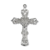 950 Platinum - Regal Crucifix Charm