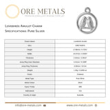 999 Pure Silver - Lovebirds Amulet Charm